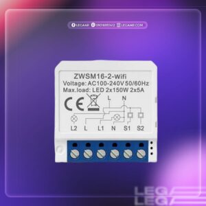 ‏MINI LIGHTING SWITCH 2CH مفتاح إضاءة ذكي صغير2 خط